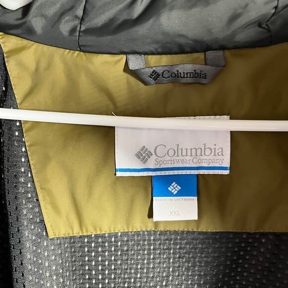 Columbia Jacket Mens XXL Green Packable Waterproof Breathable Seam Sealed - Picture 12 of 14